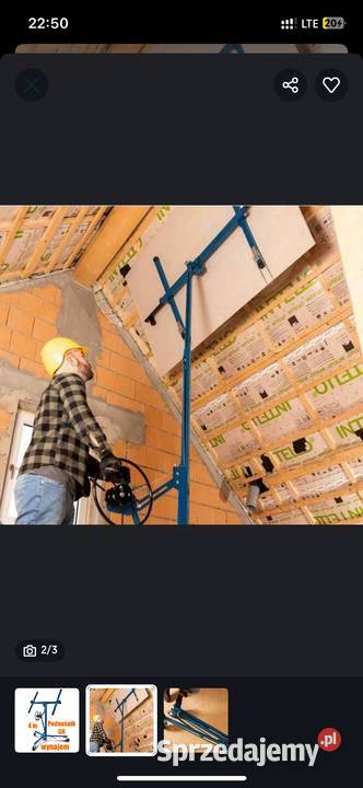 Podnośnik do płyt GK 4 m wynajem Zabrze Śląsk sprzedam