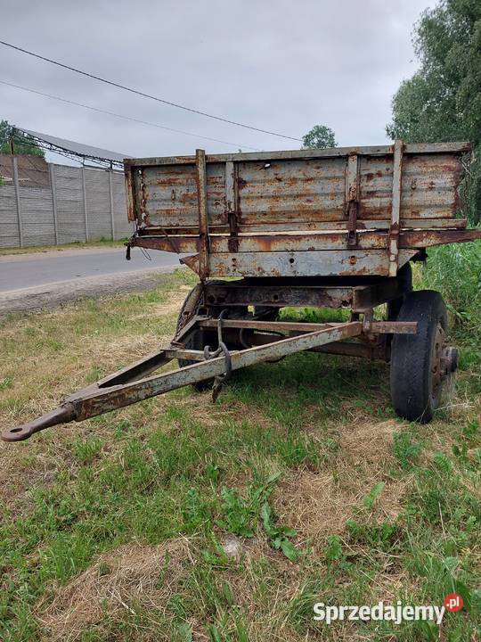Przyczepa wywrotka do remontu D50 lad6 ton wywrotki Sieradz