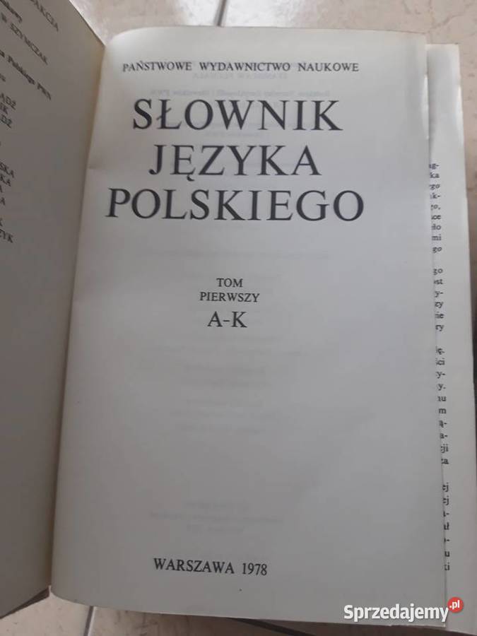 Co To Znaczy Wachmistrz Słownik Języka Polskiego Słownik Języka Polskiego PWN 1978 3 tomy Bielsko-Biała - Sprzedajemy.pl