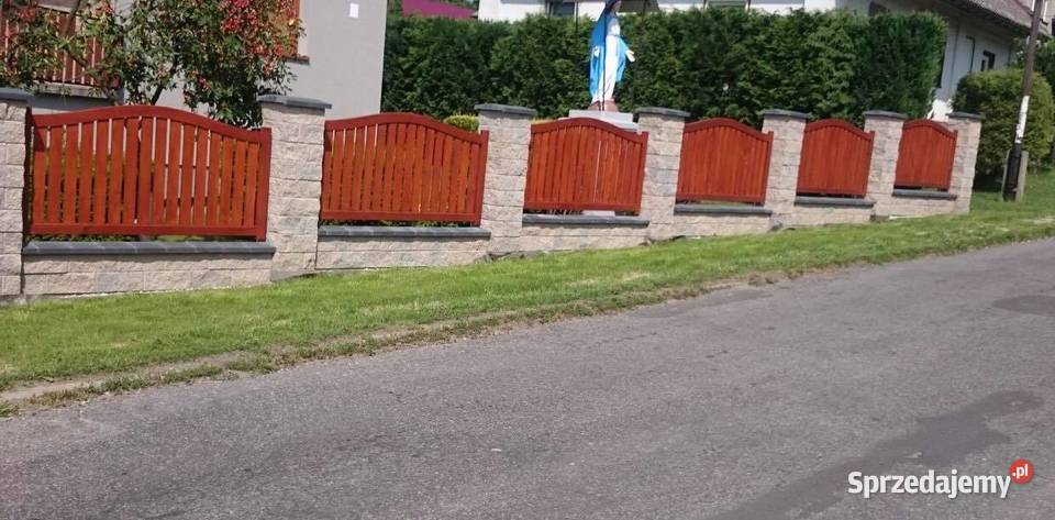 Przęsło drewniane model P1 ogrodzenie Stanpor drewno Ogrodzenia i bramy Stalowa Wola