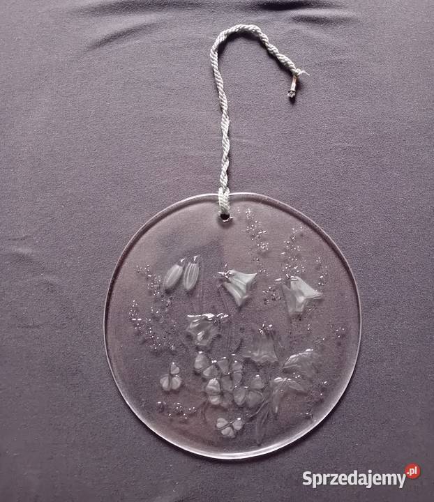 Kryształowa zawieszka łapacz słonca Walther Glas wielkopolskie Koźminek