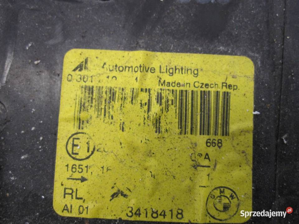 BMW X3 E83 05r lampa prawa przód 3418418 ANGLIK osobowe