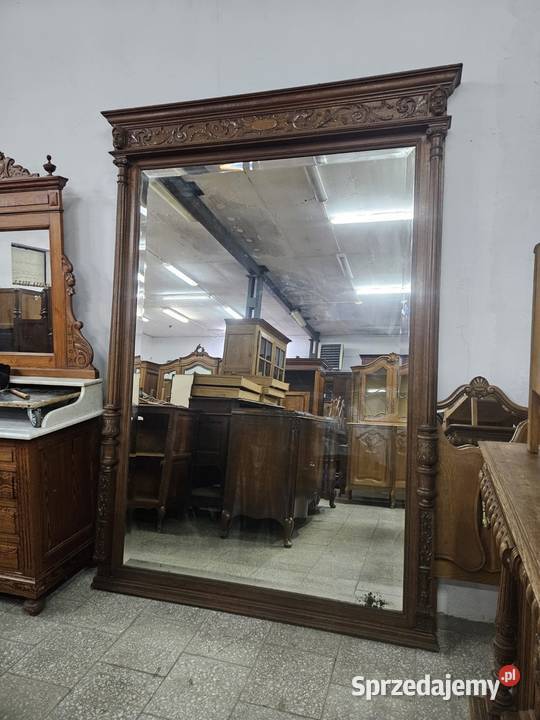 Potężne lustro eklektyczne Wyposażenie wnętrz Nowy Sącz