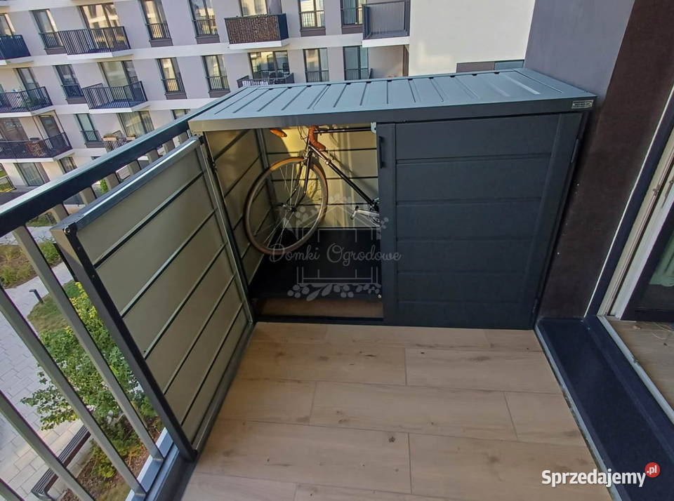 Box rowerowy Schowek na rower wózek 180x100 Białystok