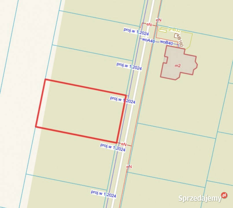 Działka budowlana Kuklówka Radziejowicka 1432 m2