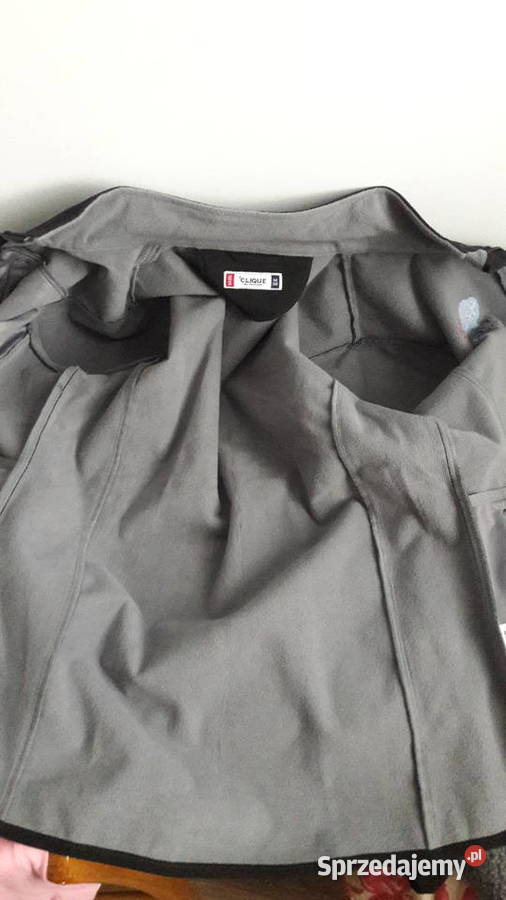 Bluza ocieplana czarna Clique nowa Wiosenna/Jesienna  opolskie Głuchołazy