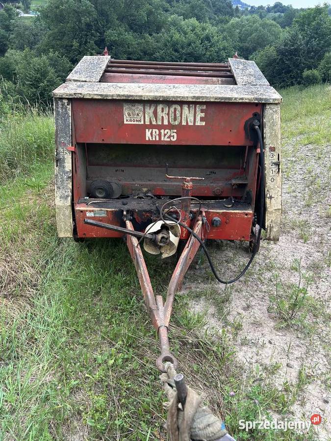 Prasa rolująca belująca mała Krone 125 belarka Nowy Sącz