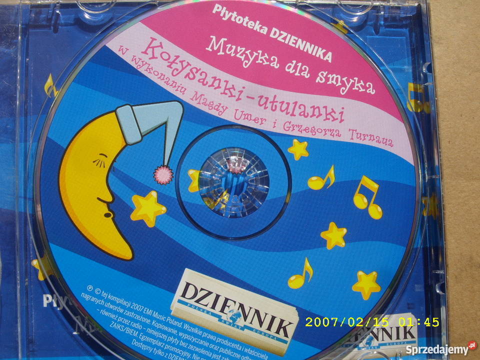 CD Kołysanki utulanki Muzyka smyka cz 5 Płyty i kasety Wołów