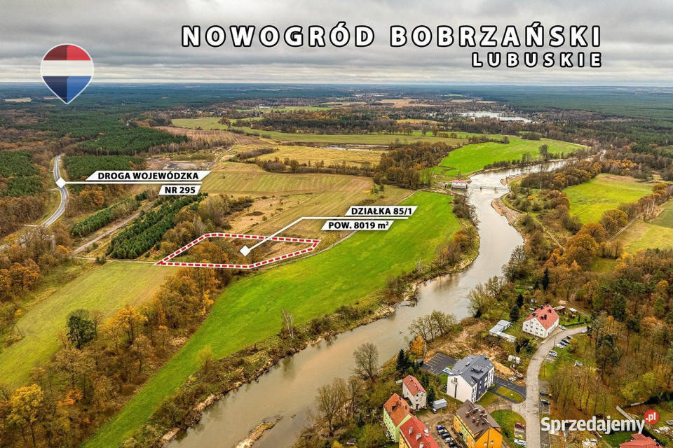 Na sprzedaż działka rolna z dużym potencjałem lubuskie Nowogród Bobrzański