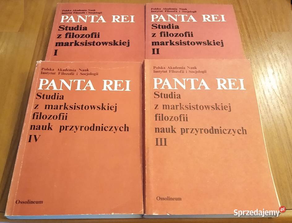 Panta Rei 14 studia z filozofii marksistowskiej miękka Książki naukowe i popularnonaukowe pomorskie Gdańsk