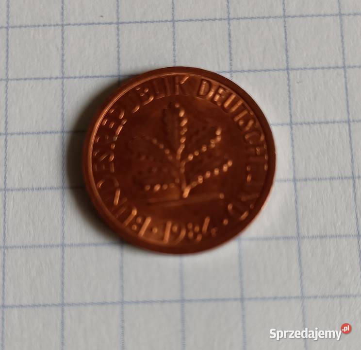 1 PFENNIG 1 FENIG 1984 J NIEMCY Piszczac sprzedam