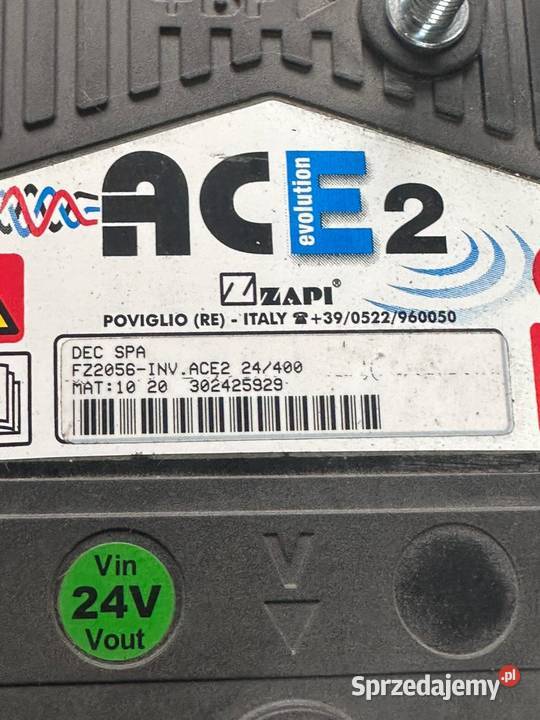 Sterownik ZAPI FZ2056INV ACE2 24400 DEC SPA Antonie
