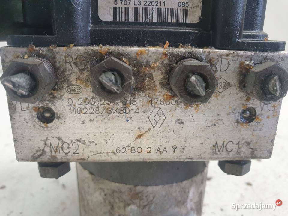 Renault Master IV POMPA ABS hamulcowa 0265237015 Rudka