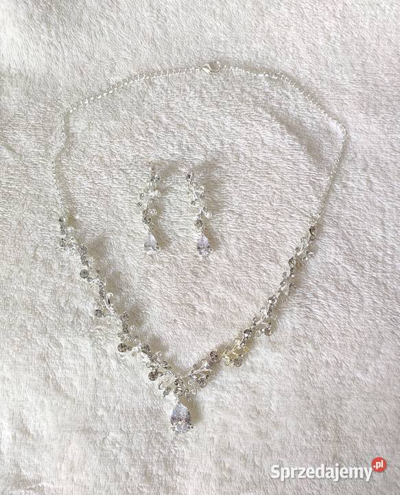 Korona tiara opaska naszyjnik kolczyki komplet Szczecin sprzedam