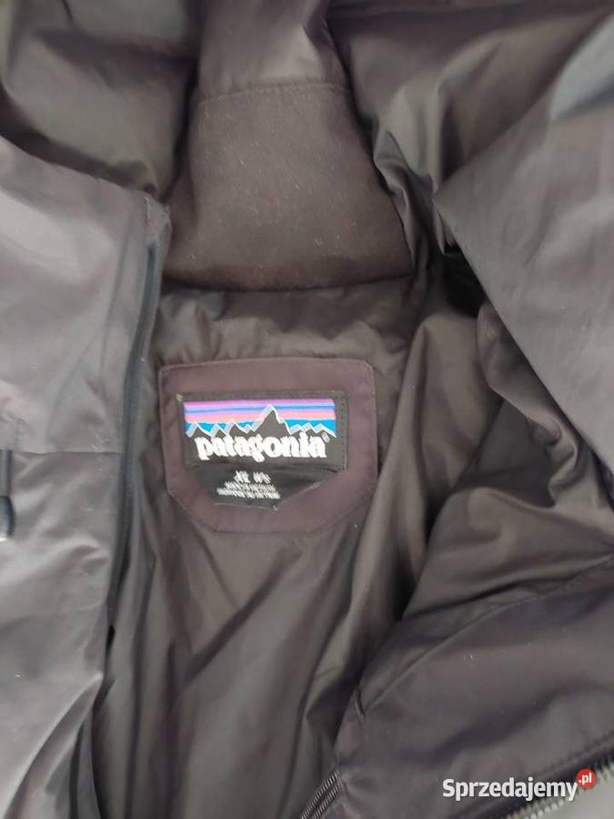 Płaszcz długi parka PATAGONIA XL czarny Nowy czarny Wrocław