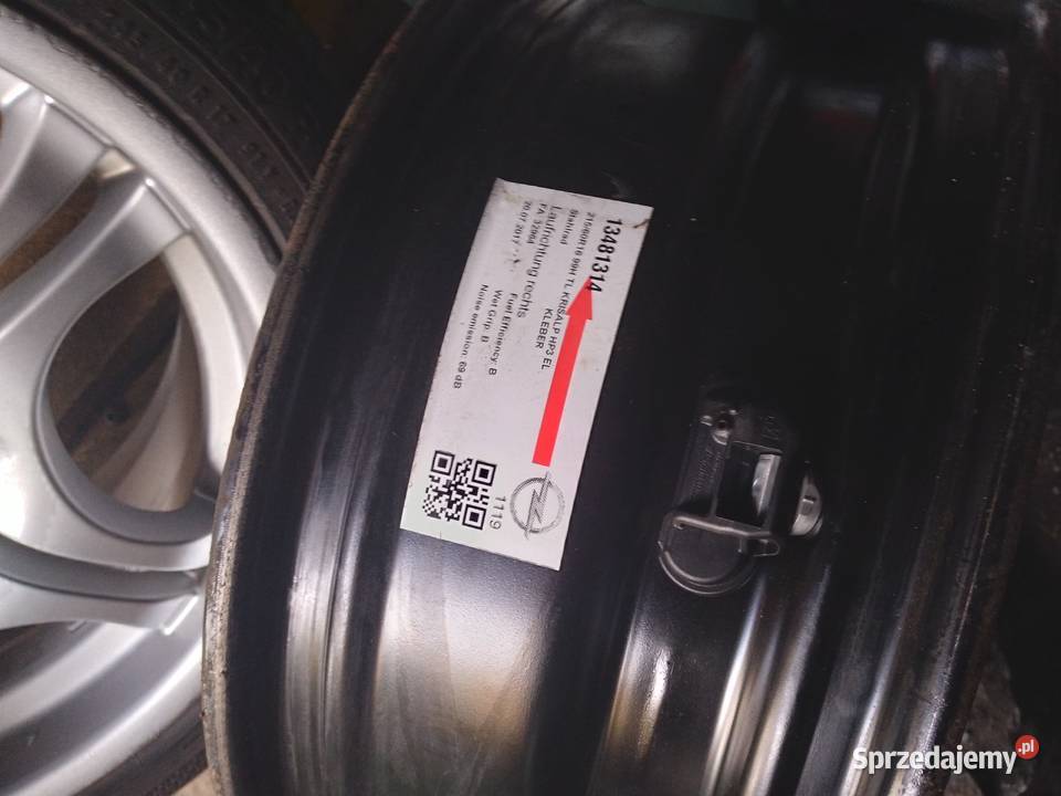 komplet 4 sztuk felg stalowych opel 5x115 16