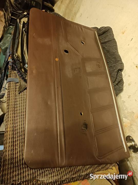 Boczek drzwi brazowy skaj fabryczny fso polonez osobowe Pionki