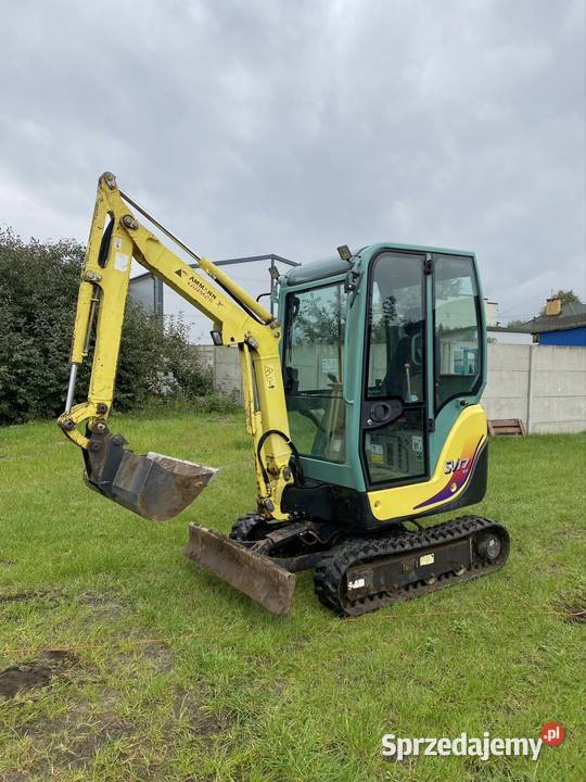 Minikoparka Yanmar Sv17 Ex 4 Łyzki Skarpówka Koparki Szydłowiec