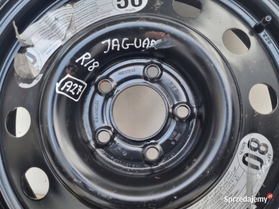 KOŁO ZAPASOWE 13580 R18 DOJAZDOWE Jaguar XJ XKR Rudka sprzedam