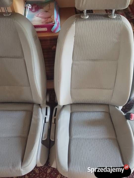 Fotele Audi A4 B7 komplet przódtył szare zadbane Krosno