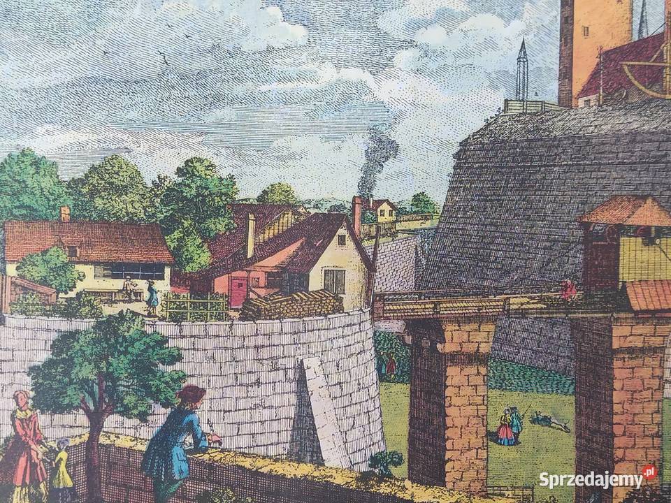 Miedzioryt JA Desenbach grafika z XVIII wieku Bytom sprzedam