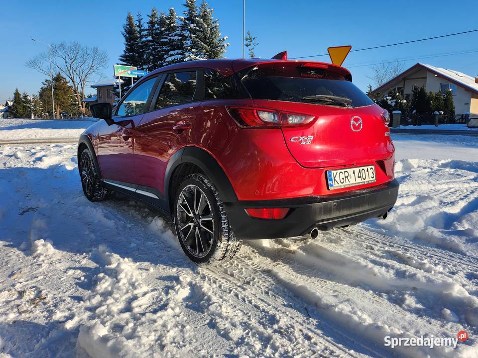 Mazda CX3 15d SKYACTIV 4x4 AUTOMAT Full elektryczne szyby Gorlice