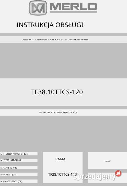 Merlo 3810 instrukcja obsługi DTR Kielce