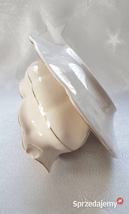 Sosjerka z podstawką porcelit Chodzież PRL śląskie Ruda Śląska sprzedam