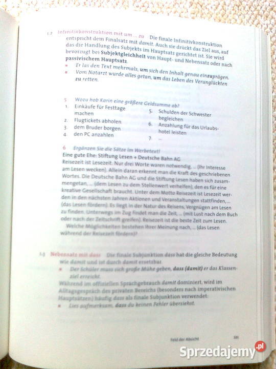 Grammatik in Feldern Joachim Buscha i inni sprzedam