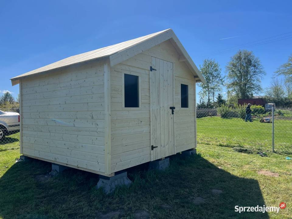 Domek drewniany ogrodowy 3x3 pomorskie Człuchów