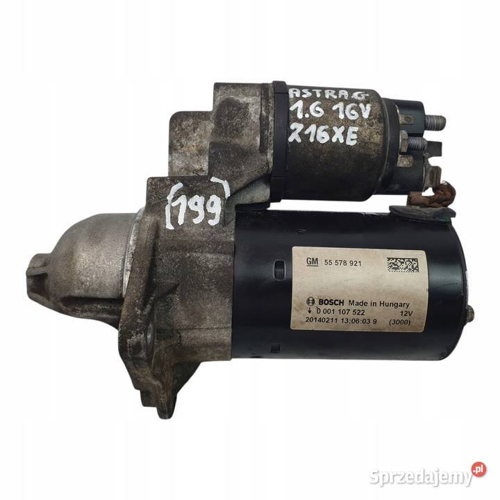 ROZRUSZNIK Opel Astra J 14 16V oryginał osobowe Układ elektryczny silnika Chełm