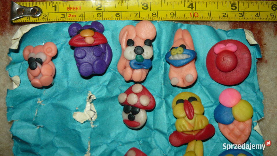 Broszka ozdoba przypinka z modeliny broszki podlaskie