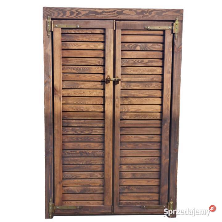 Szafa ogrodowa drewniana schowek na narzędzia śląskie Kalety