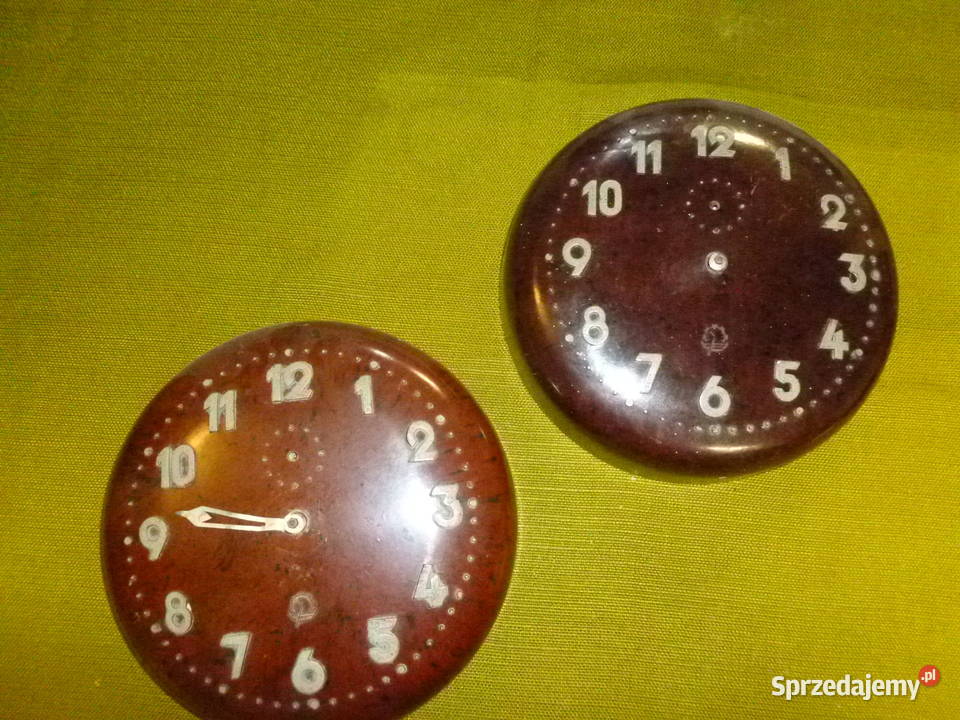 Zegar bateryjny bakielitowy Mława