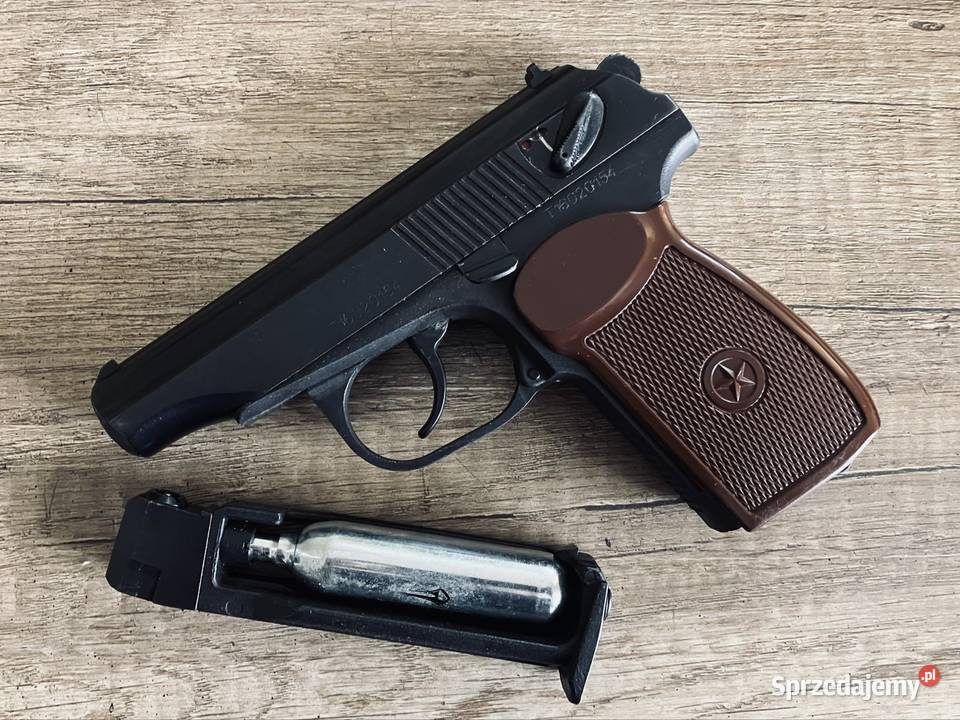Pistolet wiatrówka CO2 Makarov Baikal MP654k Rzeszów