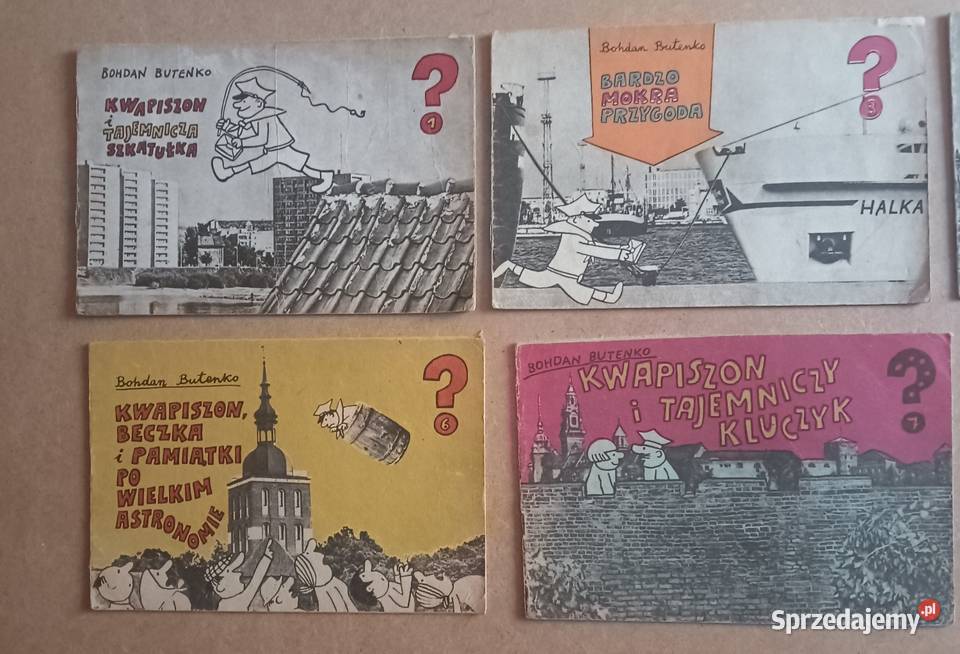 Stary komiks Kwapiszon Butenko siedem numerów Polskie Katowice