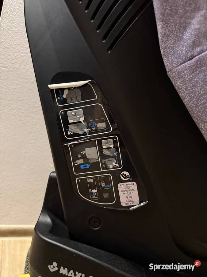 Fotelik samochodowy MaxiCisi tobifix 918 Słupsk