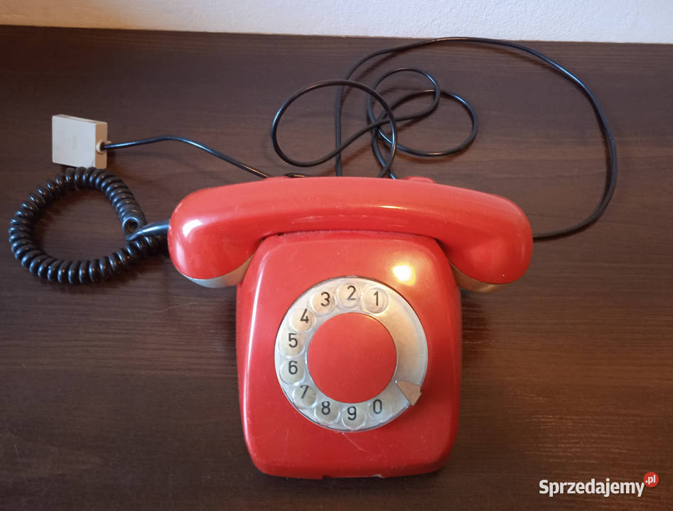 Telefon tarczowy PRL Elektrim CB740 Telefony przewodowe Poznań sprzedam