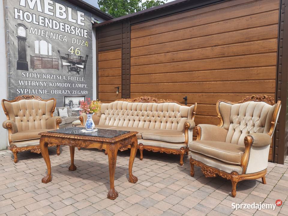 stolik na lwich łapach z marmurem Mielnica Duża sprzedam