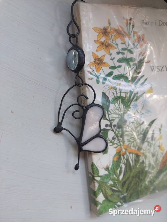 zakładka do książki motylek szampan witraż śląskie Piekary Śląskie