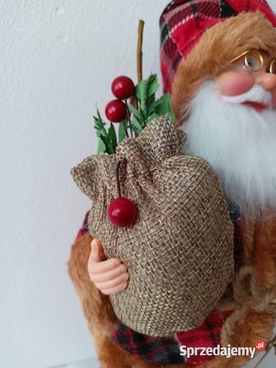 Figurka śwMikołaja 30 dekoracja świąteczna