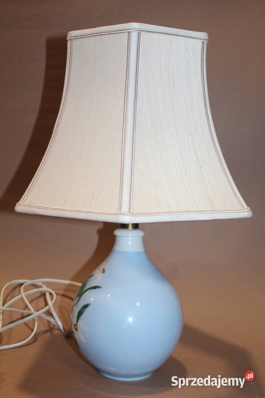 Porcelanowa lampa ręcznie malowana 211 FiaF Szczecin