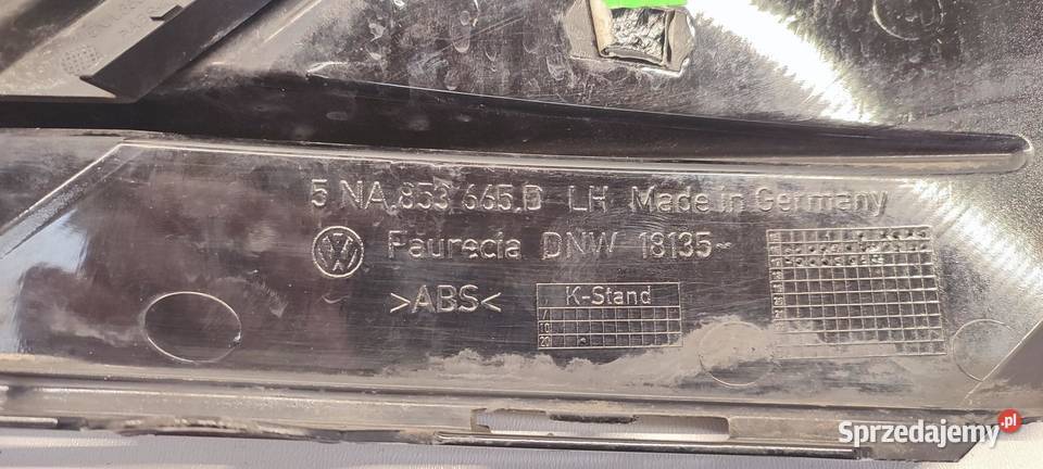 VW TIGUAN II KRATKA ZDERZAKA LEWY PRZÓD RLINE