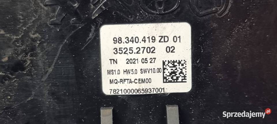 PANEL KLIMATYZACJI CITROEN BERLINGO III Lipno