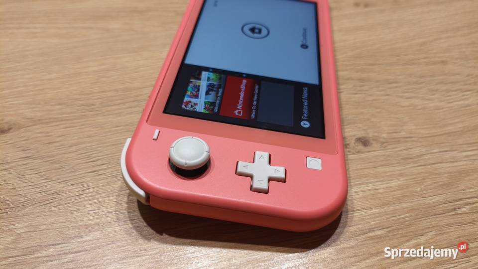 Konsola Nintendo Switch Lite Coral Różowa Etui Zabrze