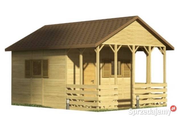 Domek letniskowy ogrodowy całoroczny 7x5 15mm Korczyna