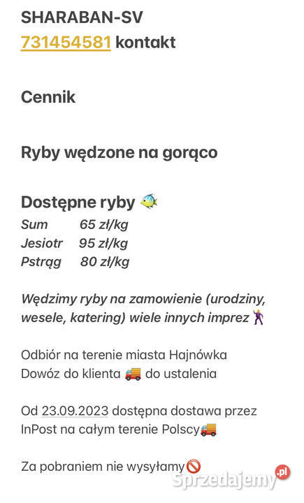 Ryby wędzone na gorąco