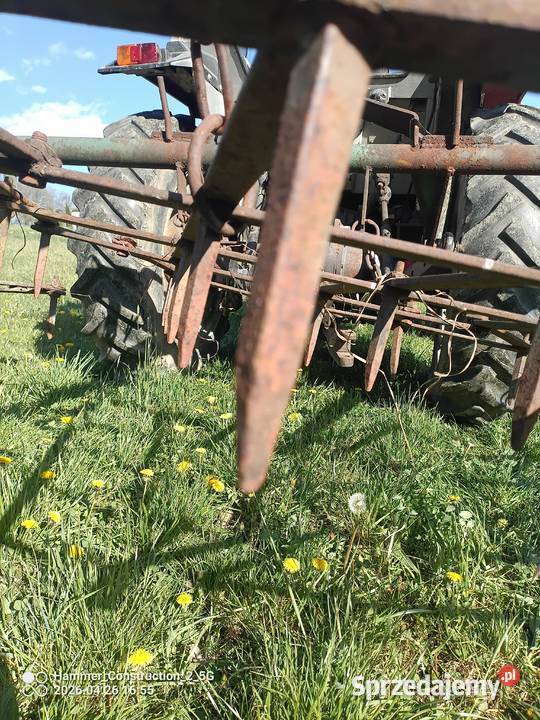 Brony polowe składane lekkie 5 brona nieuszkodzony Klecza Dolna