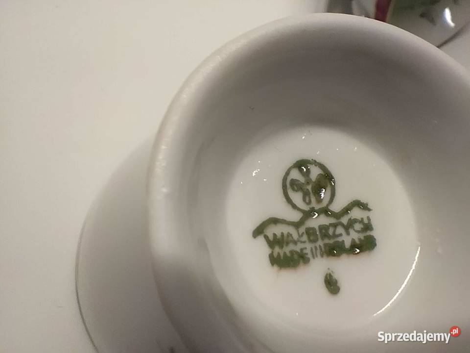 Śląska porcelana zestaw kawa dwojga Wałbrzych Gniezno