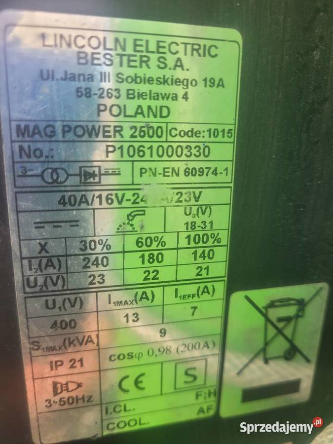 Migomat Bester Magster MP 2500 Mag Power Dobczyce